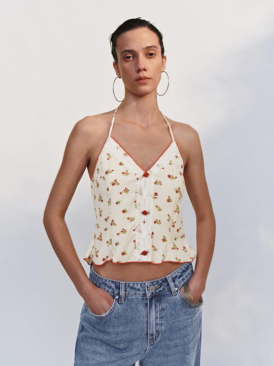 Halter Neck Cami Tops