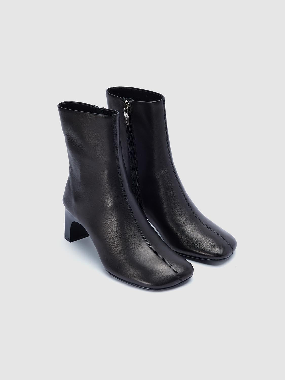 Block Heel Ankle Boots