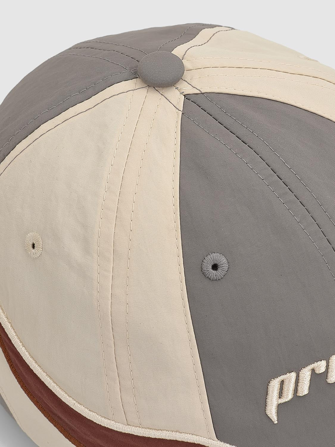 Embroidered Contrast Panel Cap