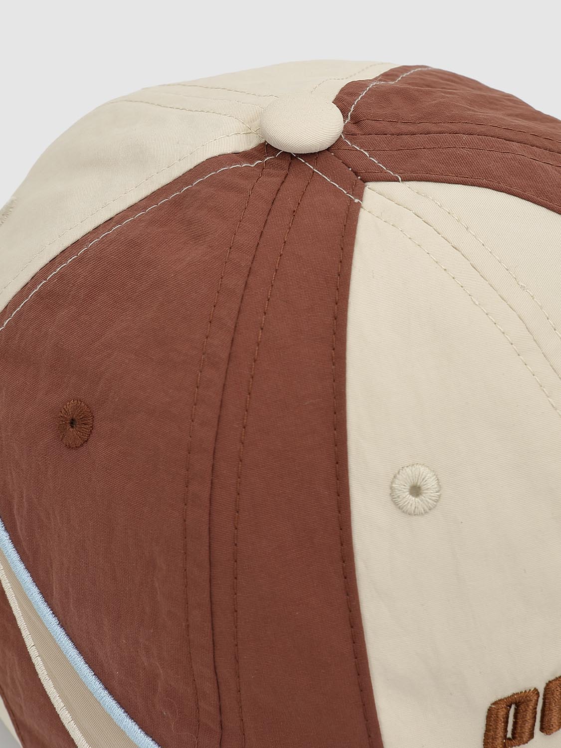 Embroidered Contrast Panel Cap
