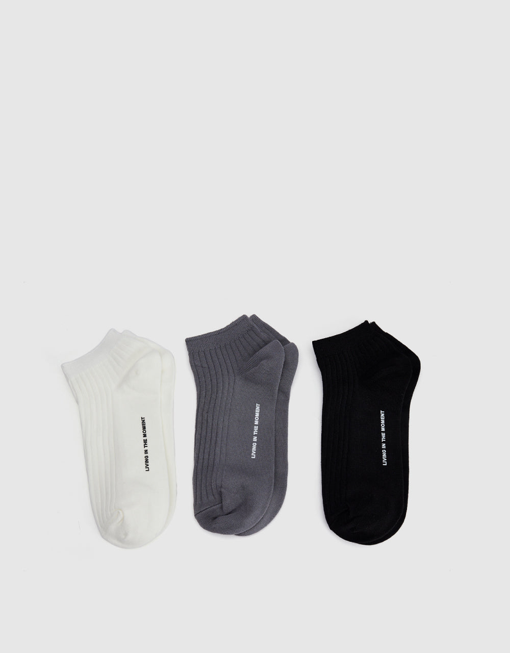 Letters Printed Anklet Socks