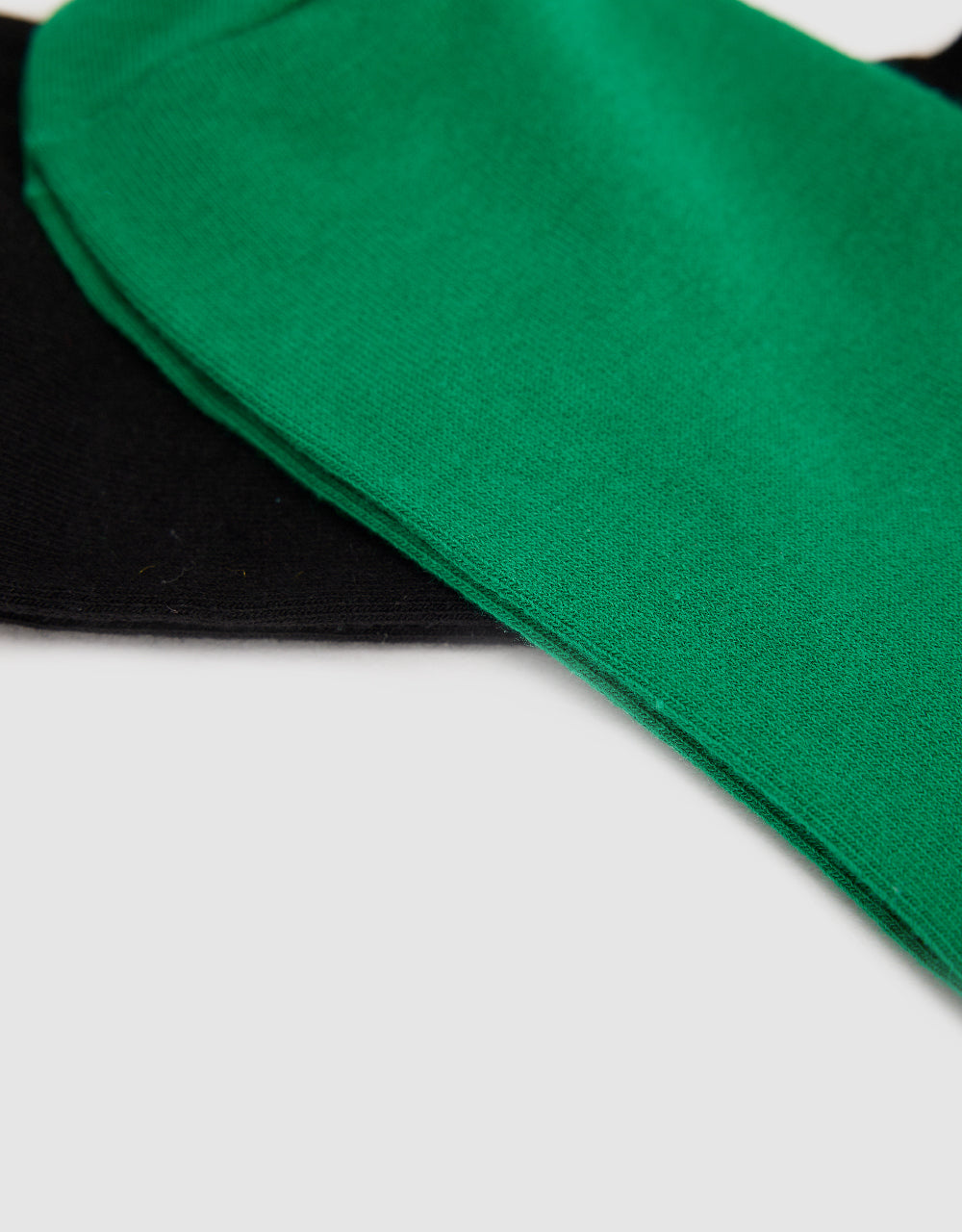Two Toned Mid-Length Socks