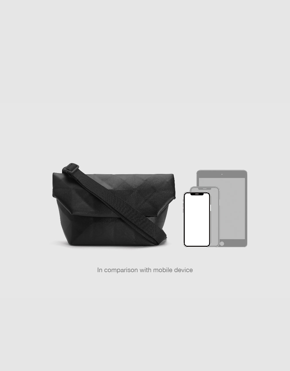 Flip Front Vegan Leather Crossbody Bag