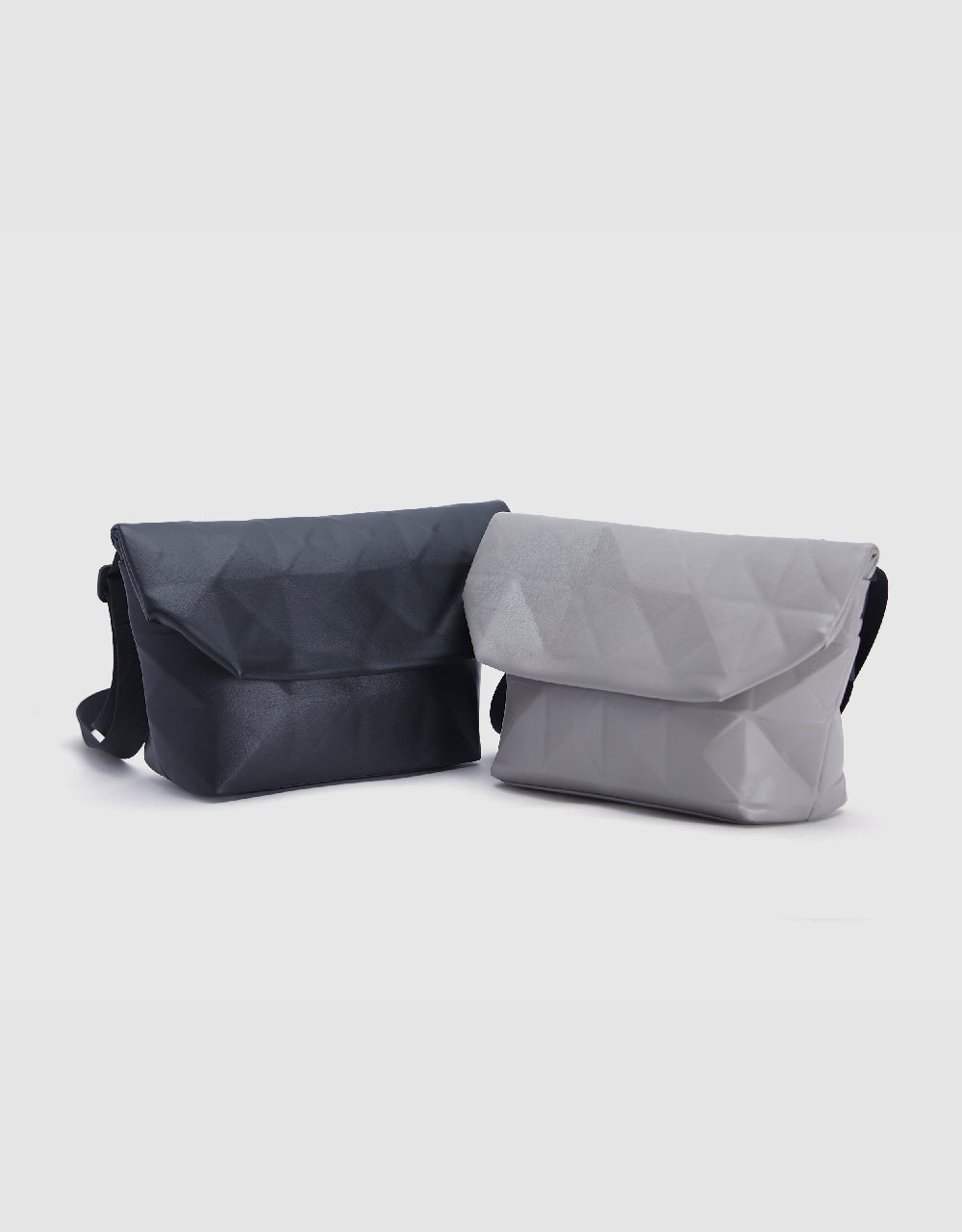 Flip Front Vegan Leather Crossbody Bag