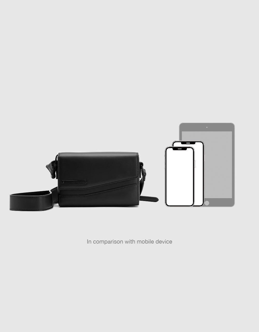 Crossbody Bag With Metal Plate