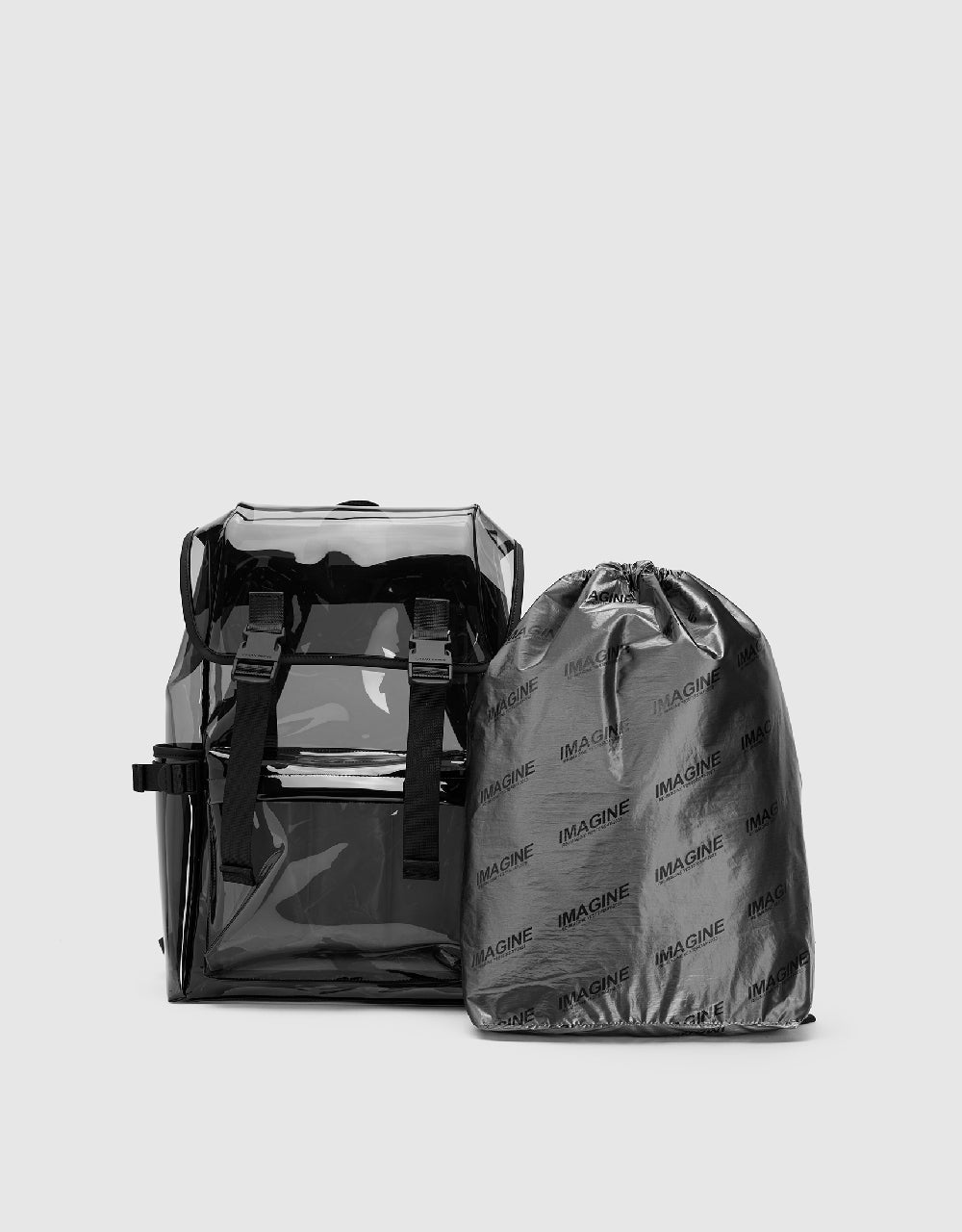 Double Buckles Backpack