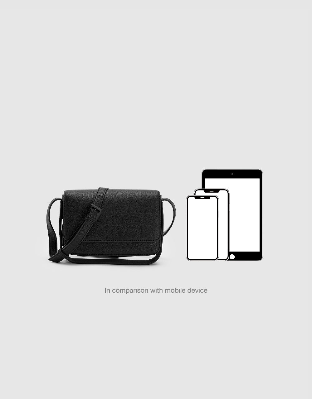 Vegan Leather Crossbody Bag