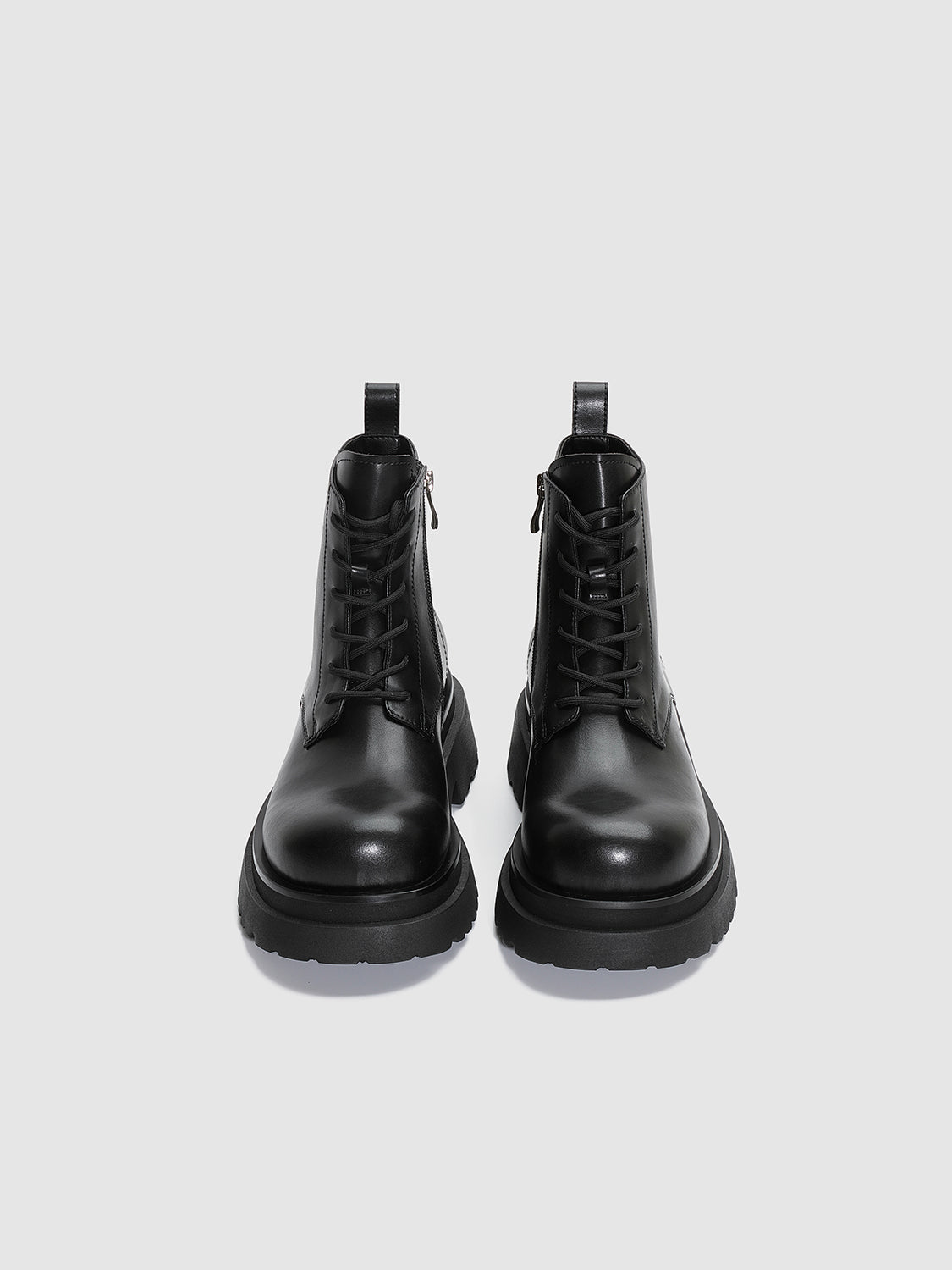 Lace Up Chunky Ankle Boots