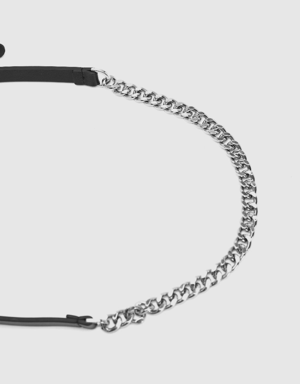 Vegan Leather Skinny Belt