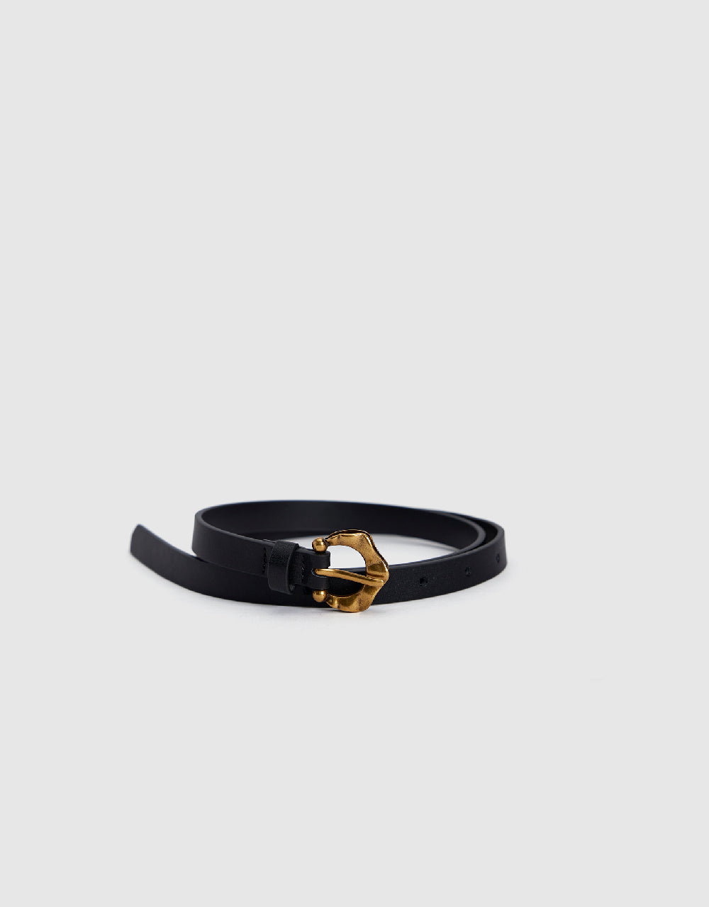 Flower Shape Frame Vegan Leather Belt