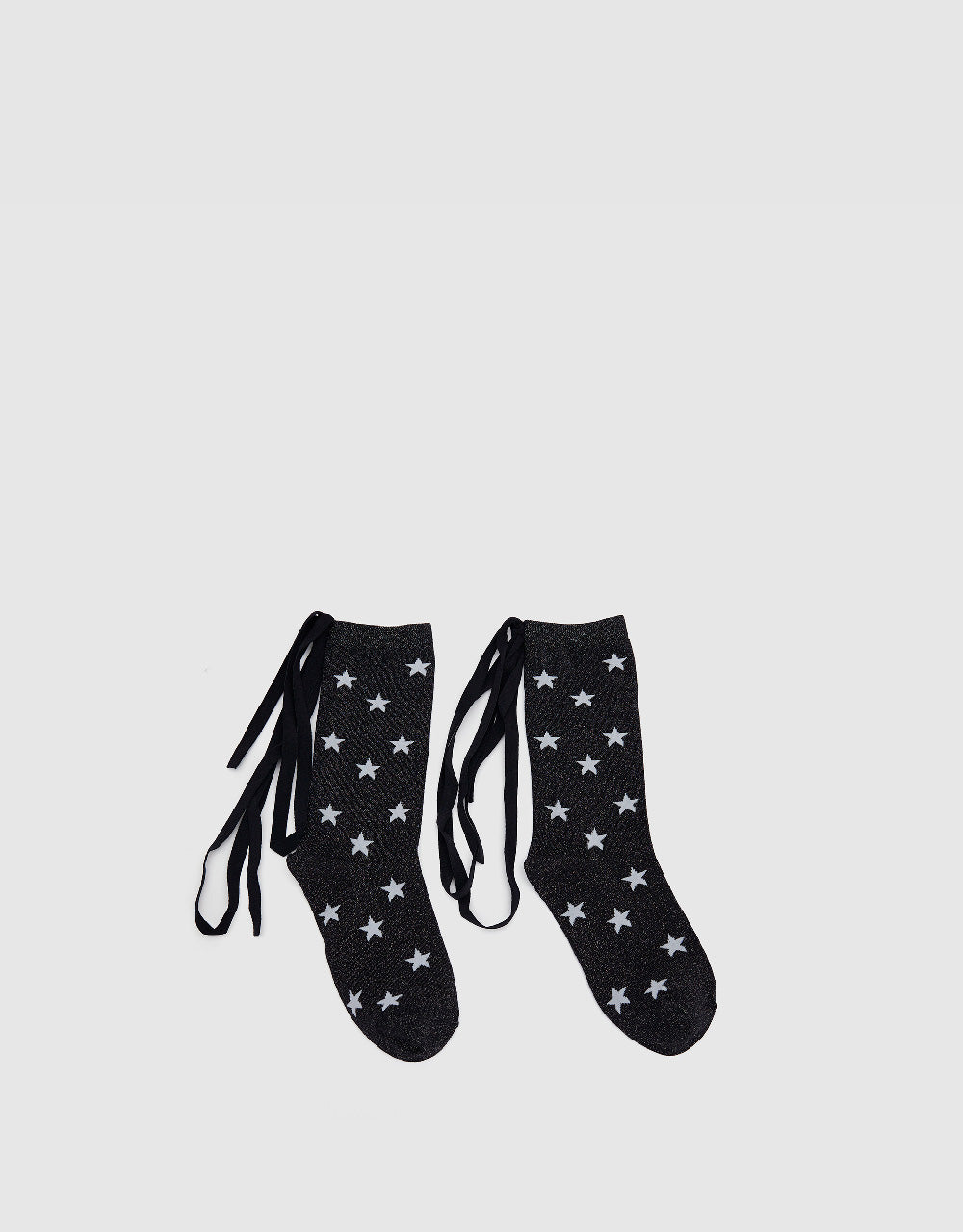Star Printed Mid-Length Socks