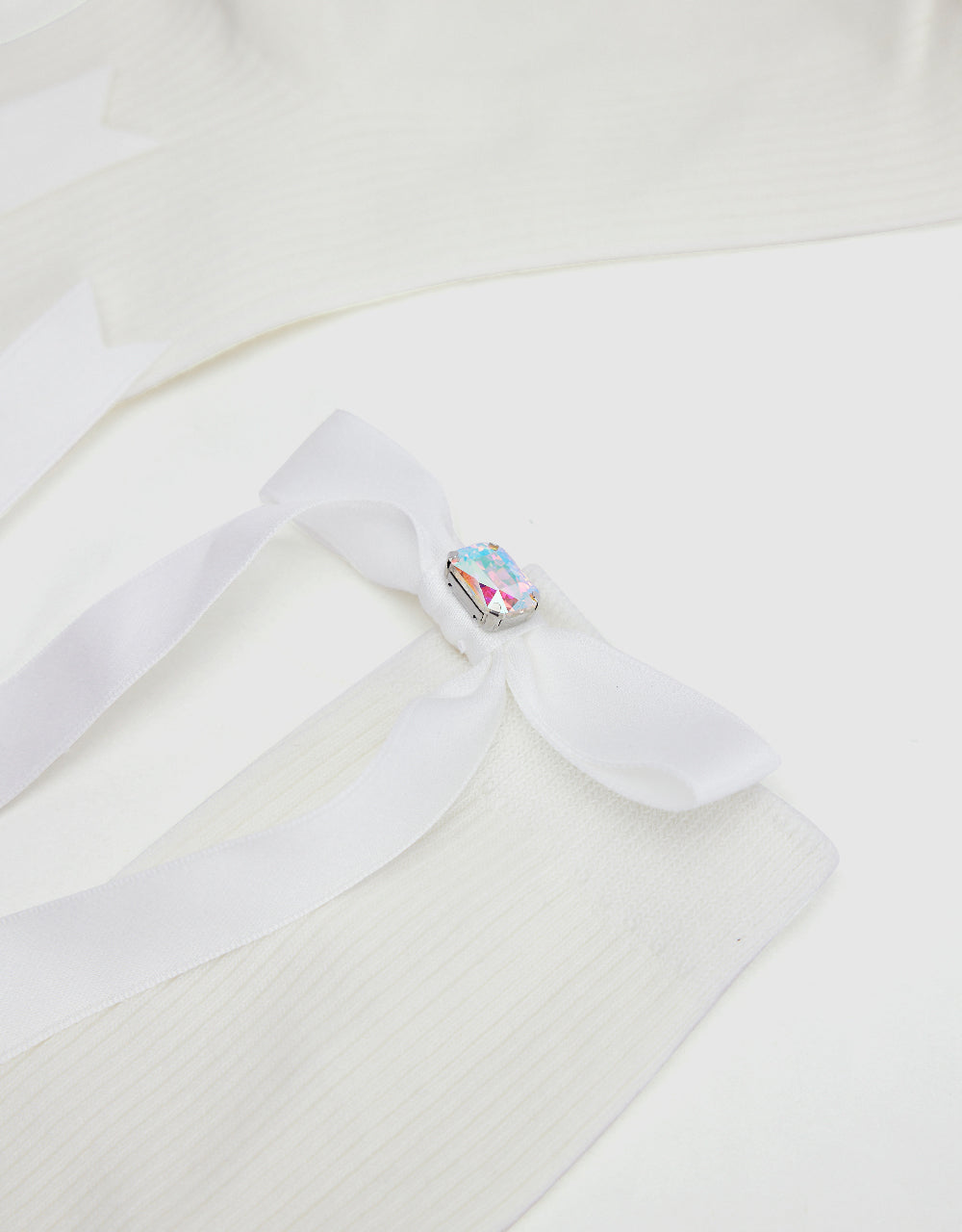 Bow Décor Mid-Length Socks