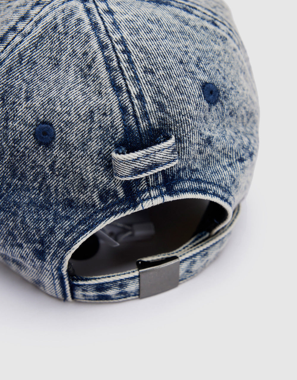 Distressed Denim Baseball Cap