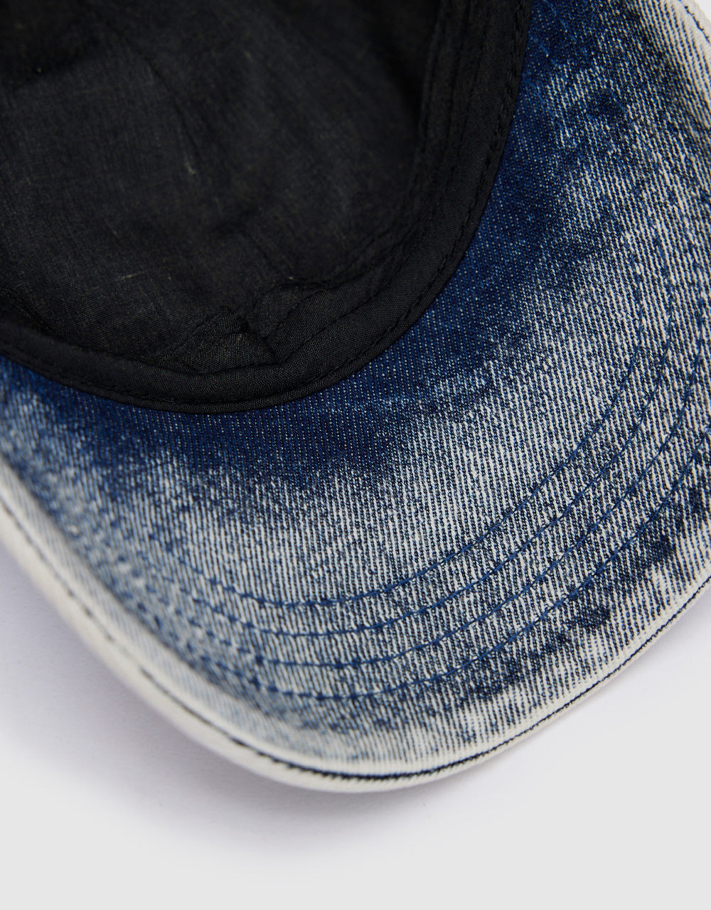 Distressed Denim Baseball Cap