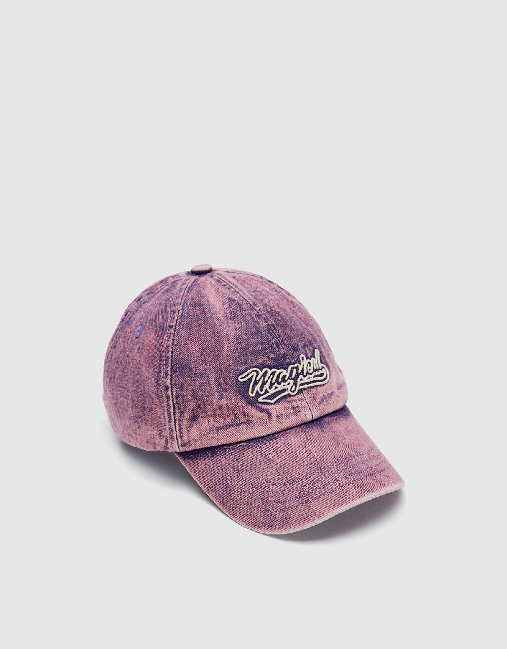 Distressed Denim Baseball Cap