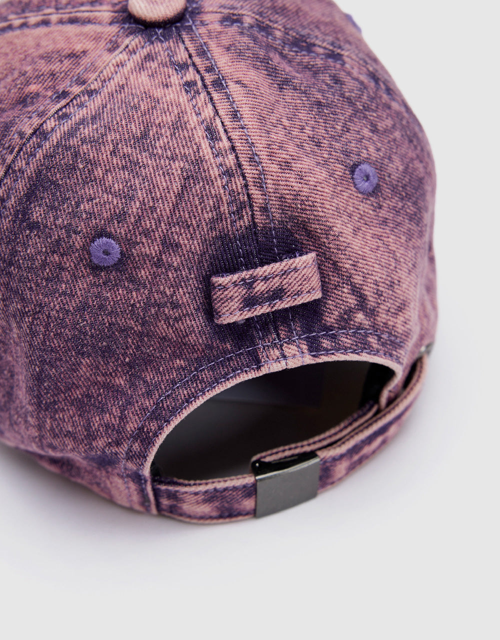 Distressed Denim Baseball Cap