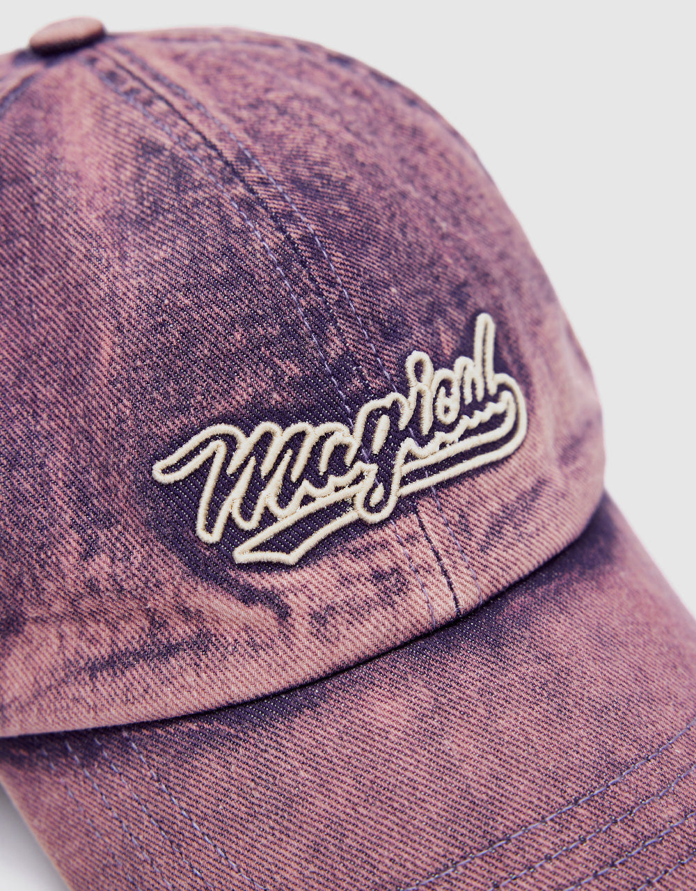 Distressed Denim Baseball Cap