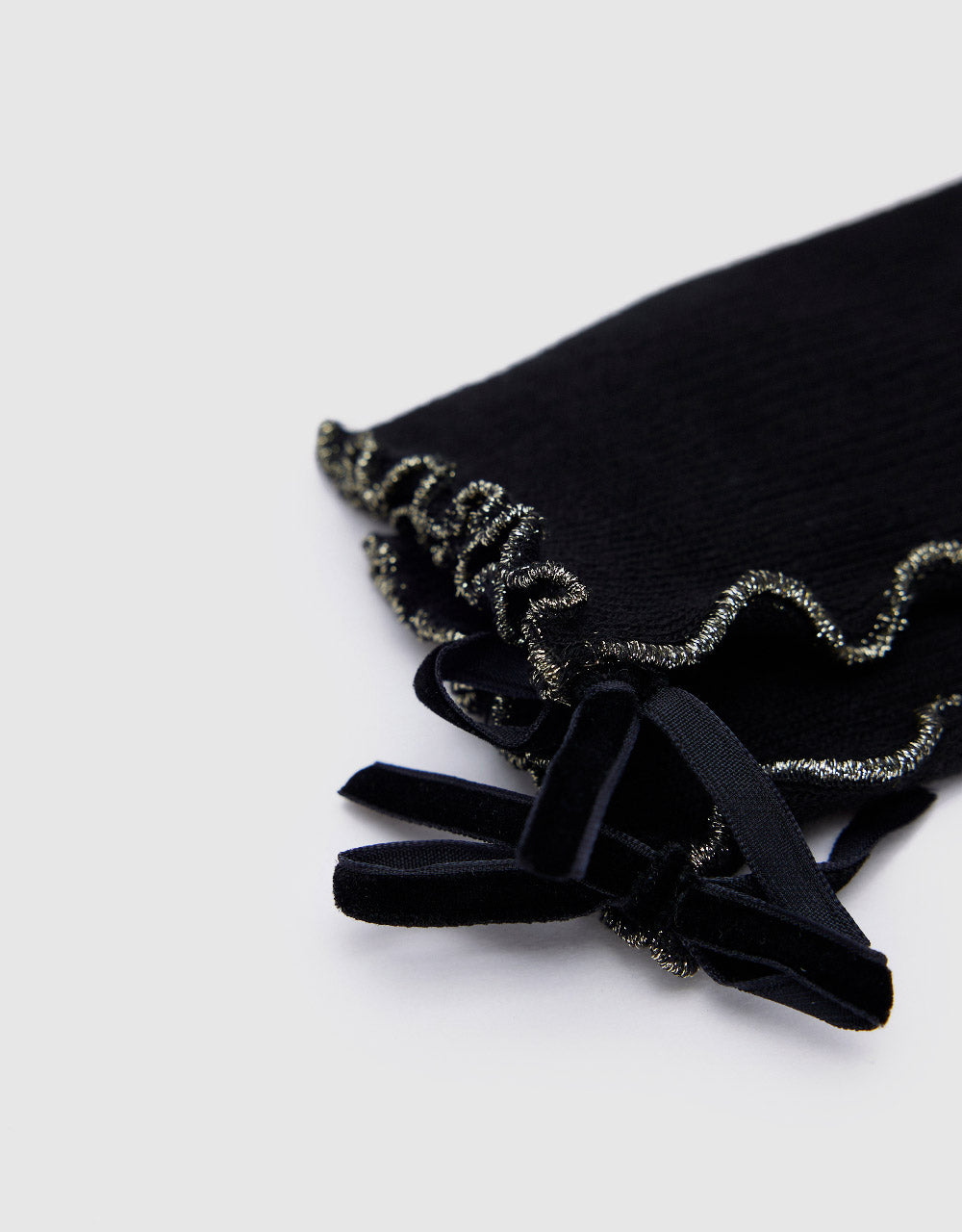Bow Décor Mid-Length Socks
