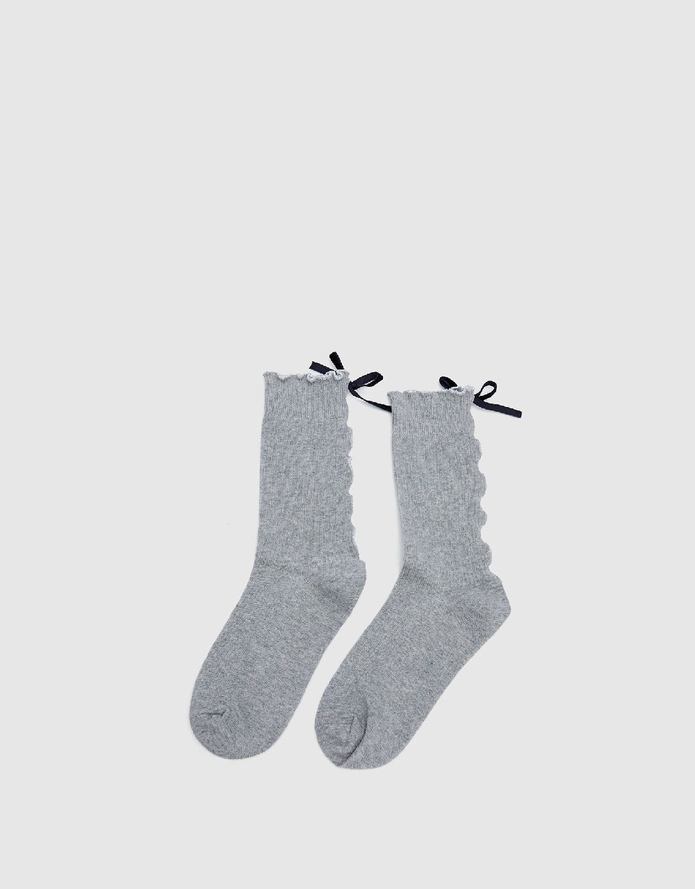 Bow Décor Mid-Length Socks