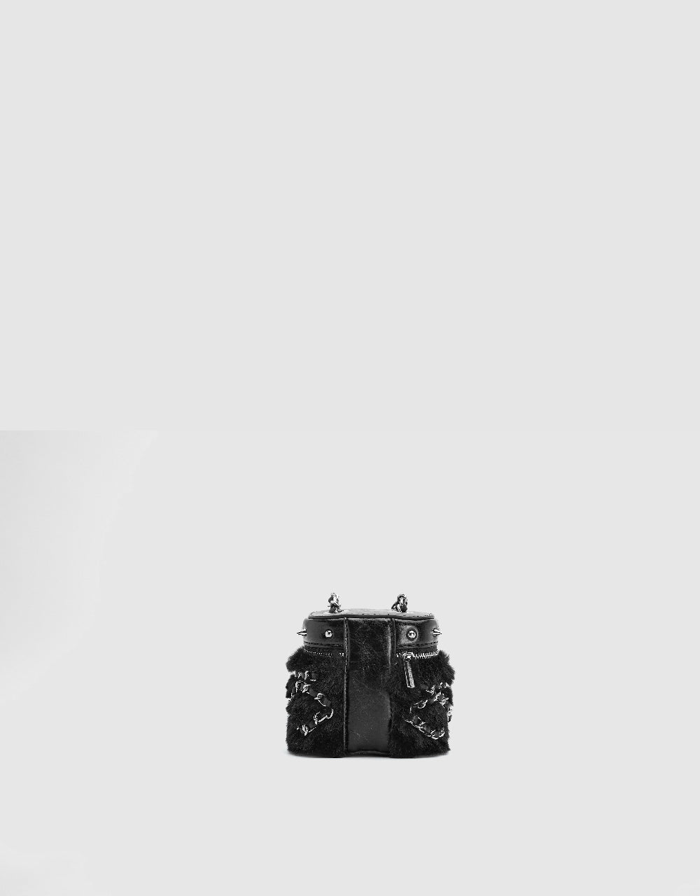 Chained Vegan Leather Mini Bag