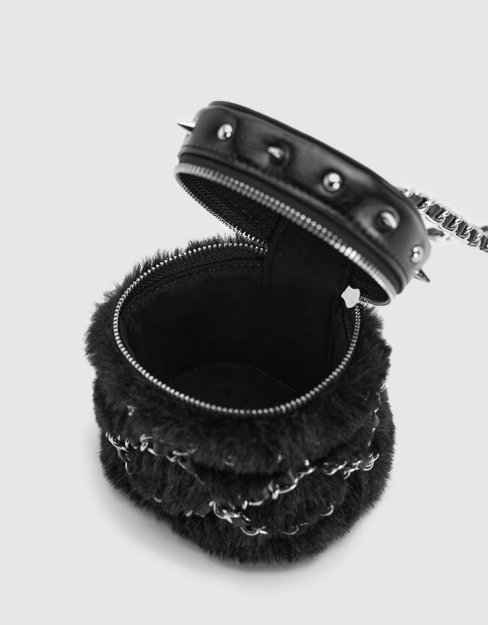 Chained Vegan Leather Mini Bag
