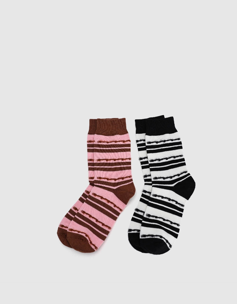Striped Mid-Length Socks