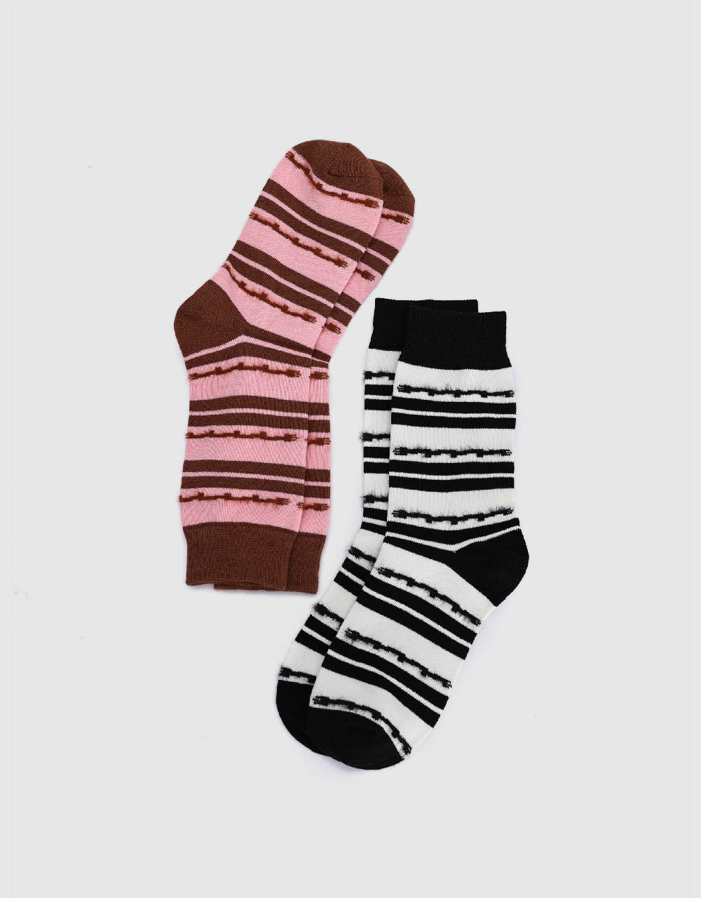 Striped Mid-Length Socks