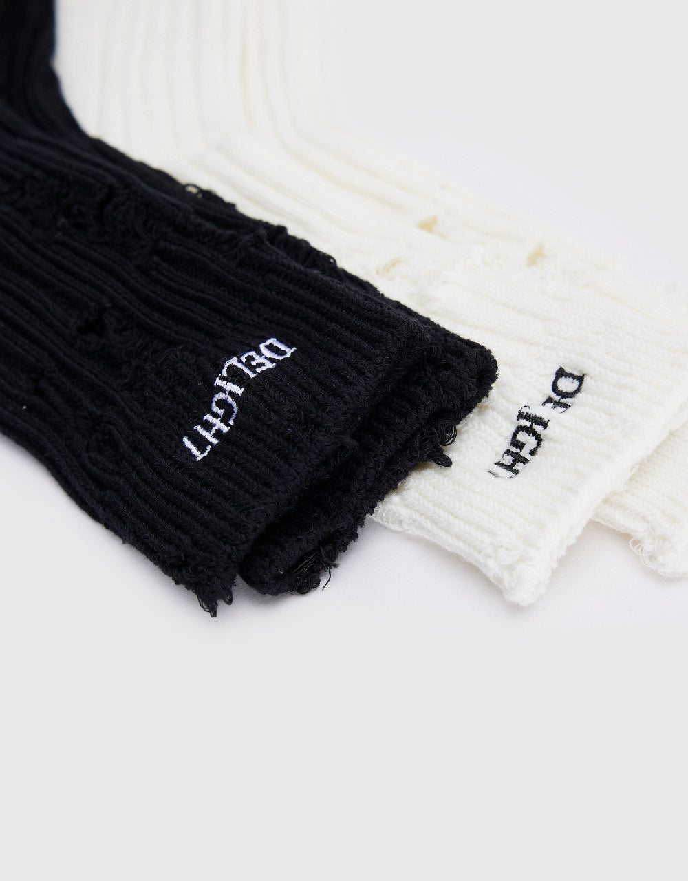 Ripped Mid-Length Socks