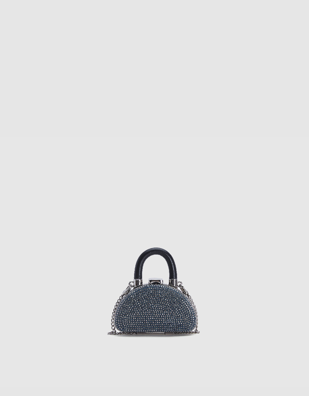 Rhinestone Décor Denim Mini Bag