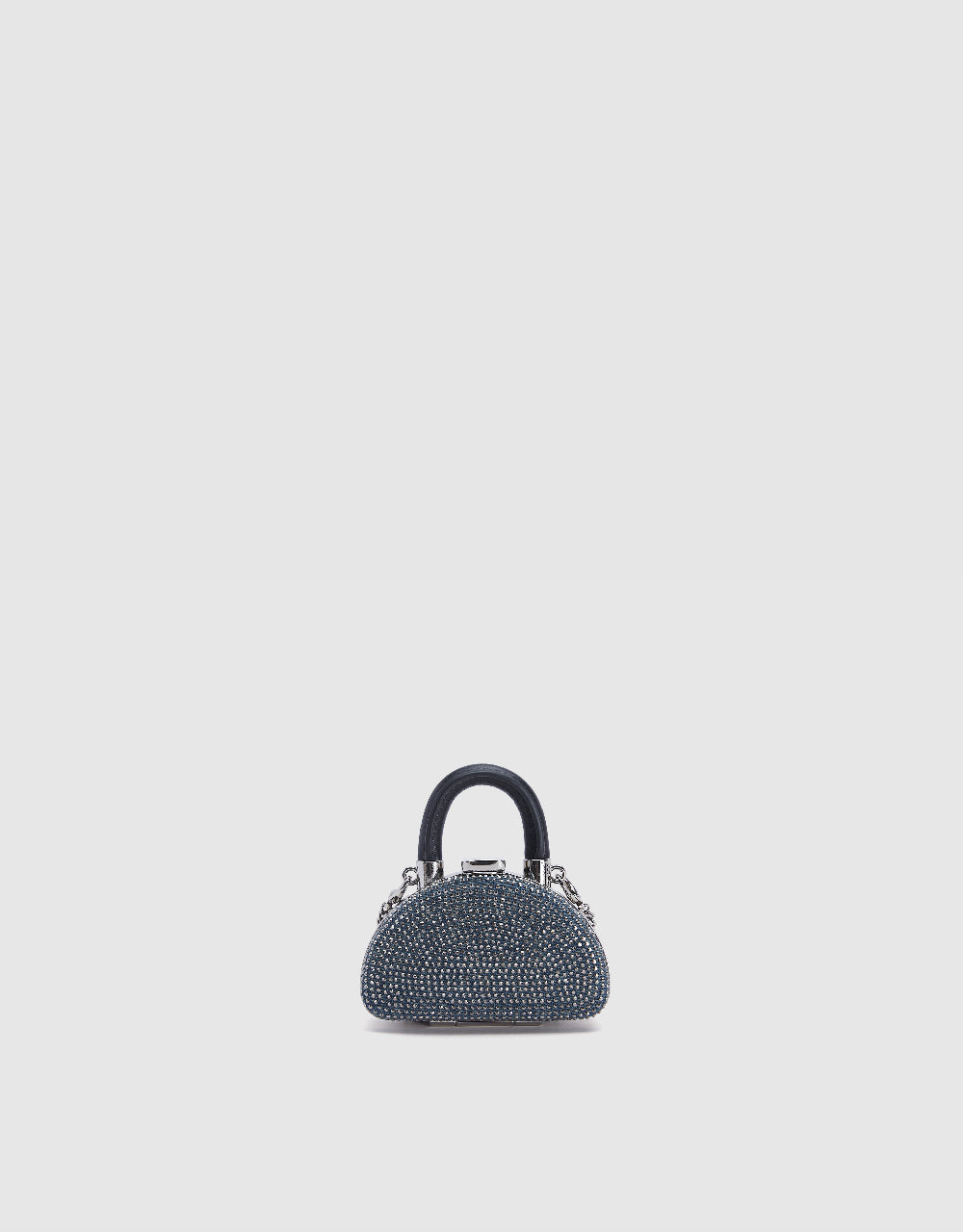 Rhinestone Décor Denim Mini Bag