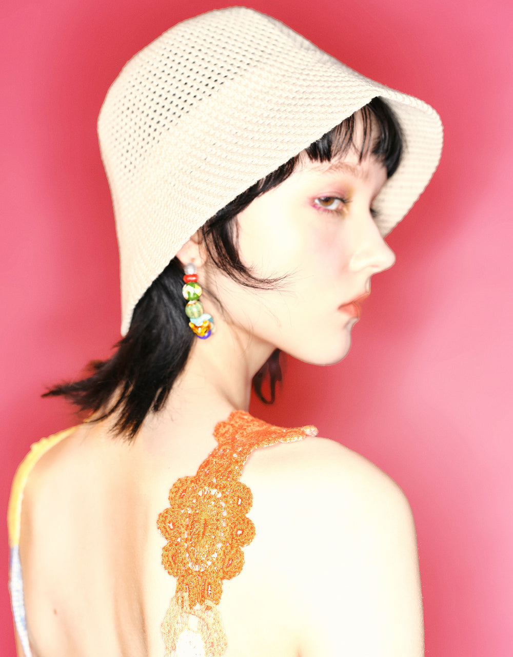 Pointelle Bucket Hat