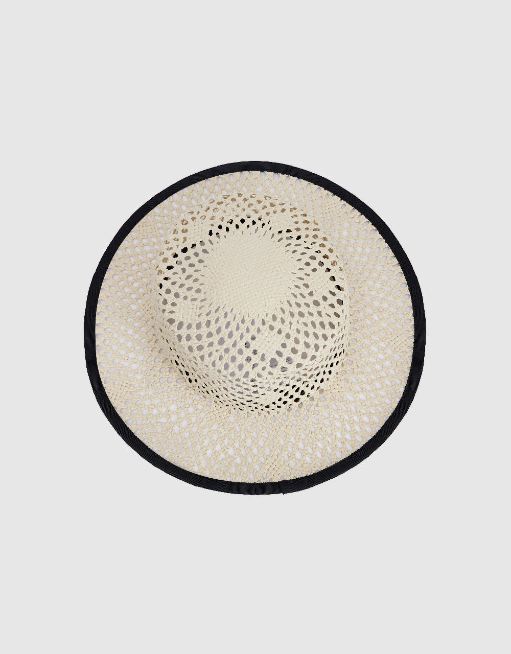 Pointelle Straw Hat