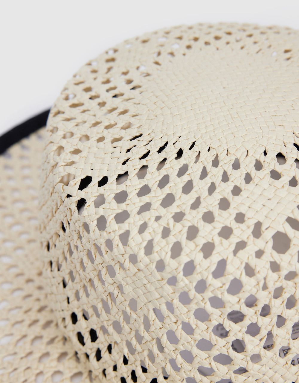 Pointelle Straw Hat
