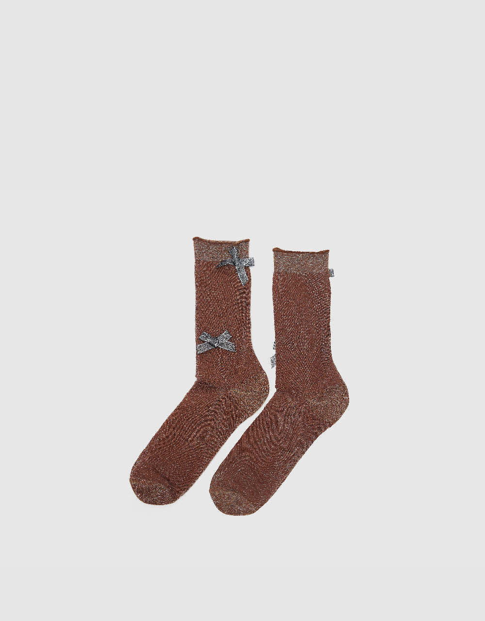 Bow Décor Mid-Length Socks