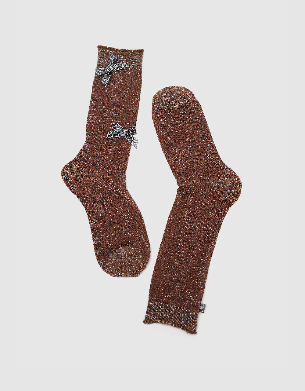 Bow Décor Mid-Length Socks
