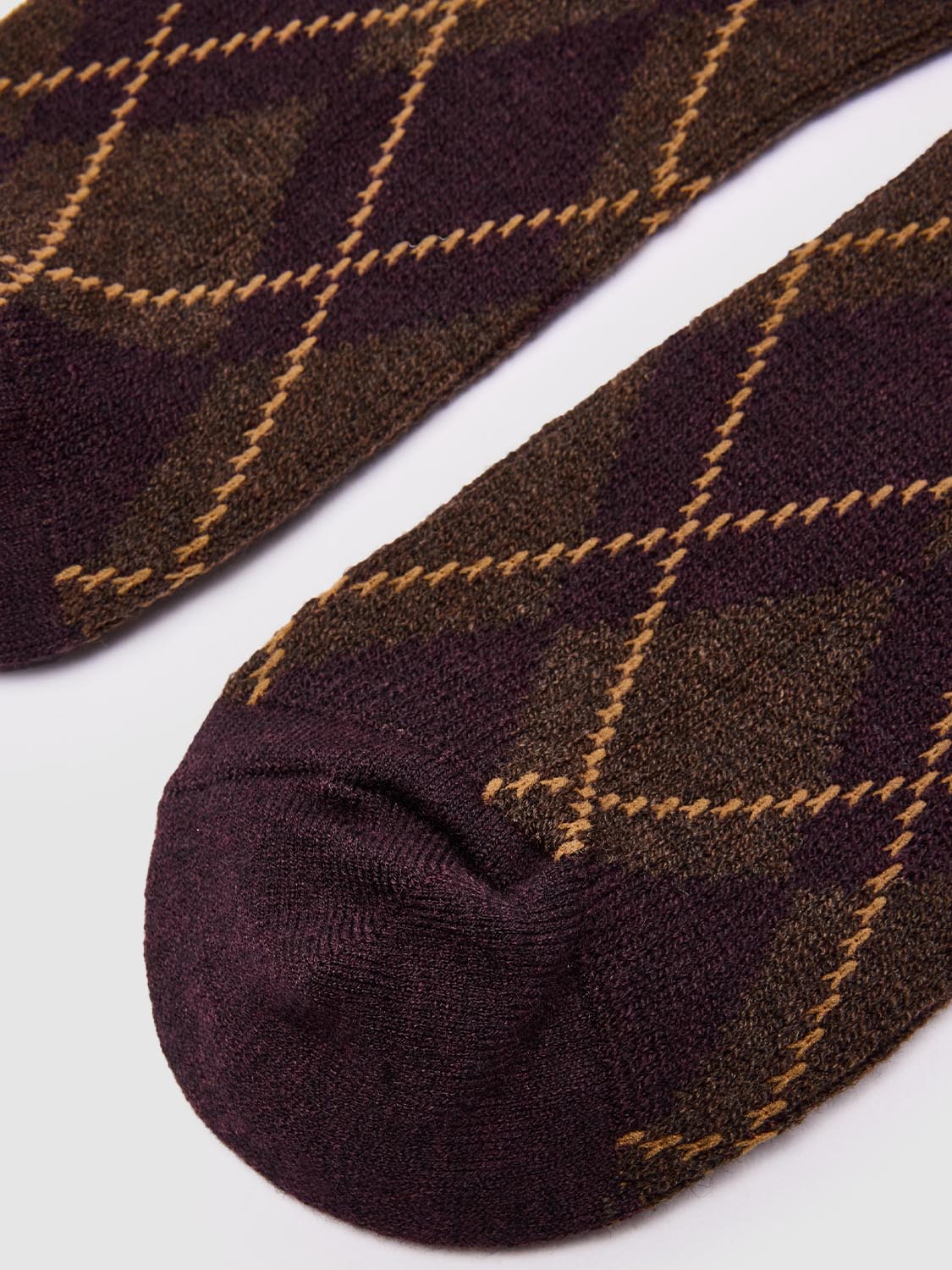 Argyle Check Socks