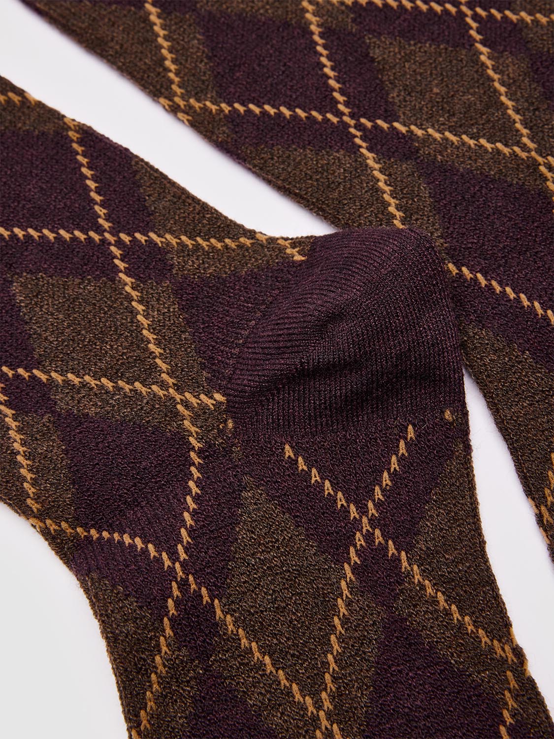 Argyle Check Socks