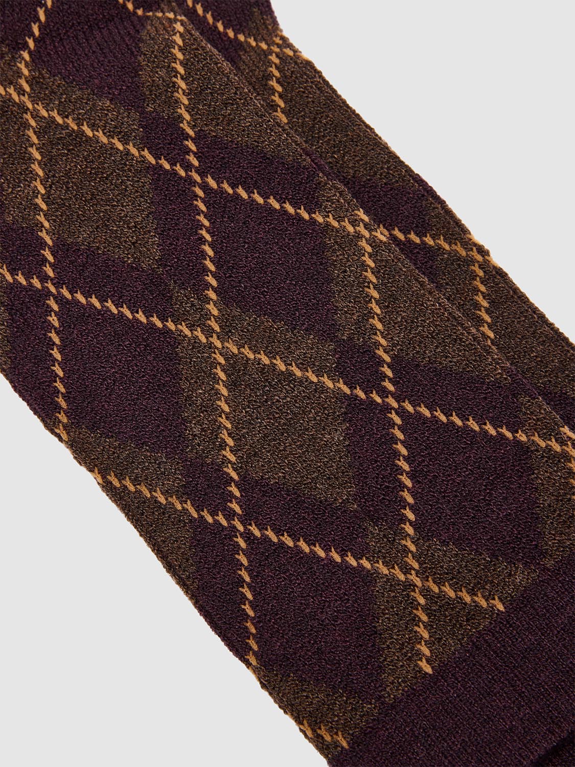 Argyle Check Socks