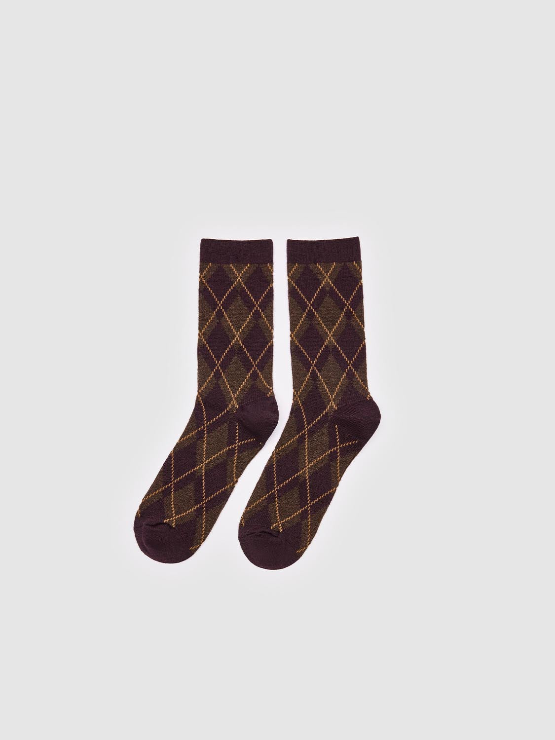 Argyle Check Socks