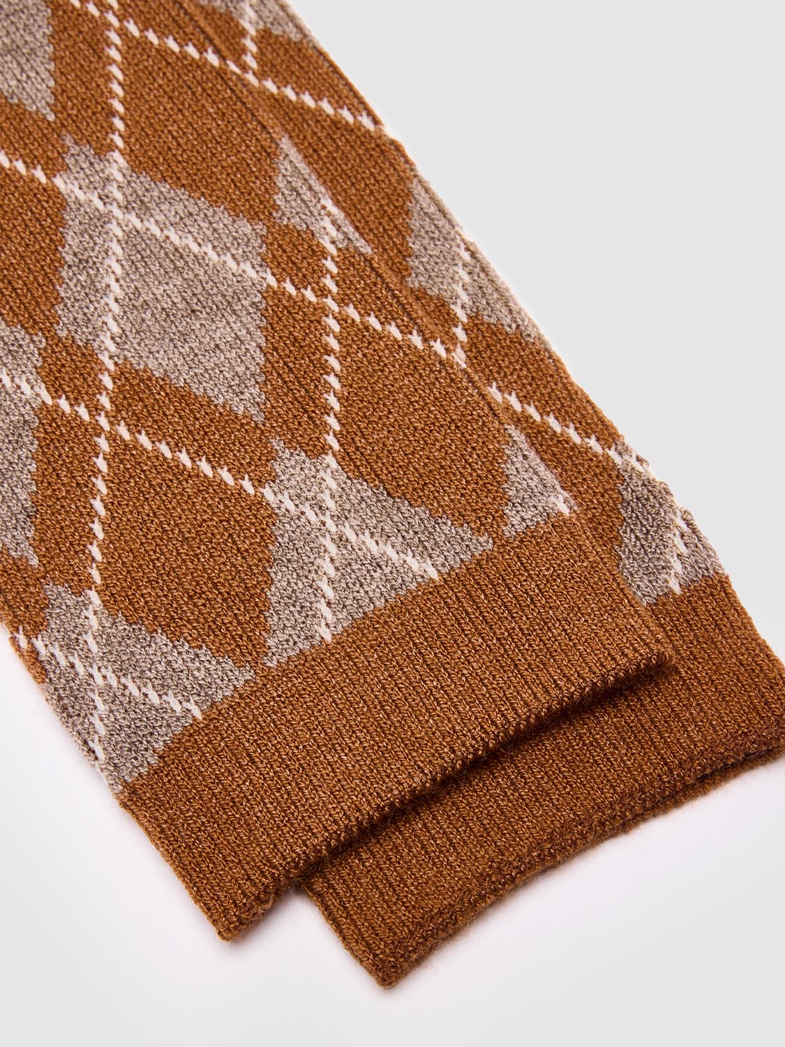 Argyle Check Socks