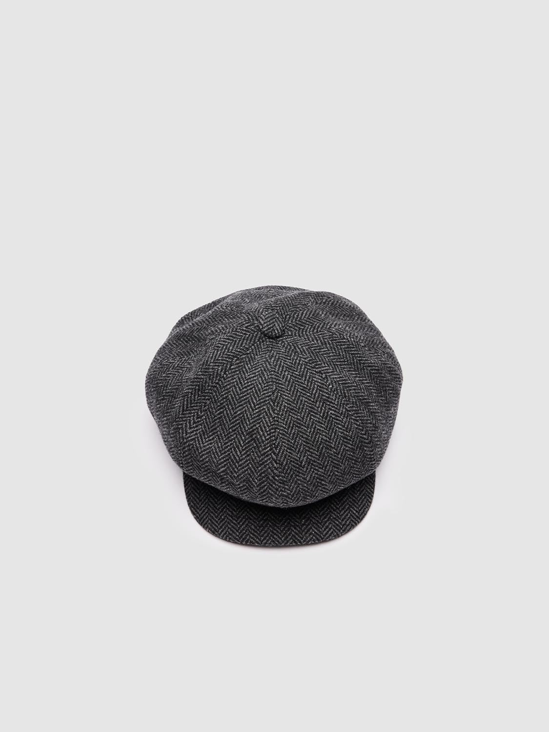 Herringbone Bakerboy Cap