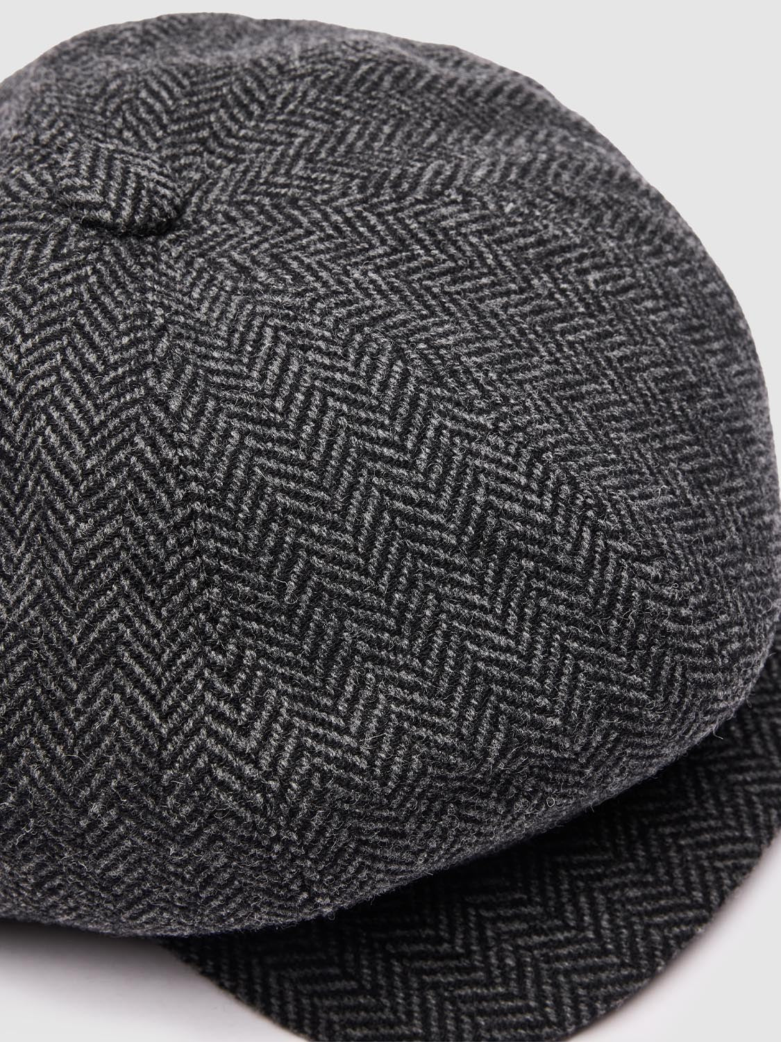 Herringbone Bakerboy Cap