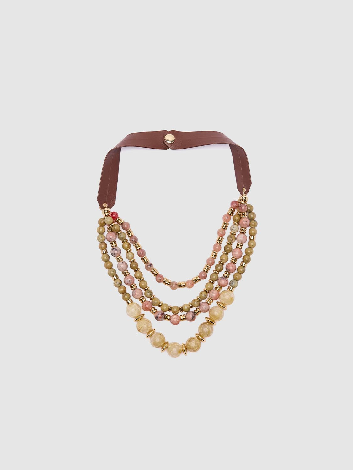Multi-Row Beaded Necklace