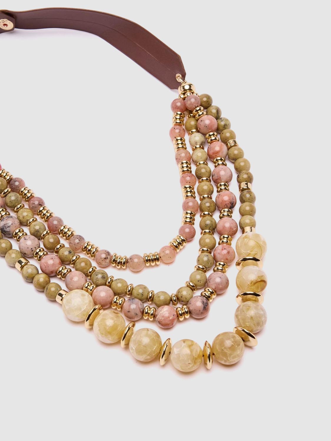 Multi-Row Beaded Necklace