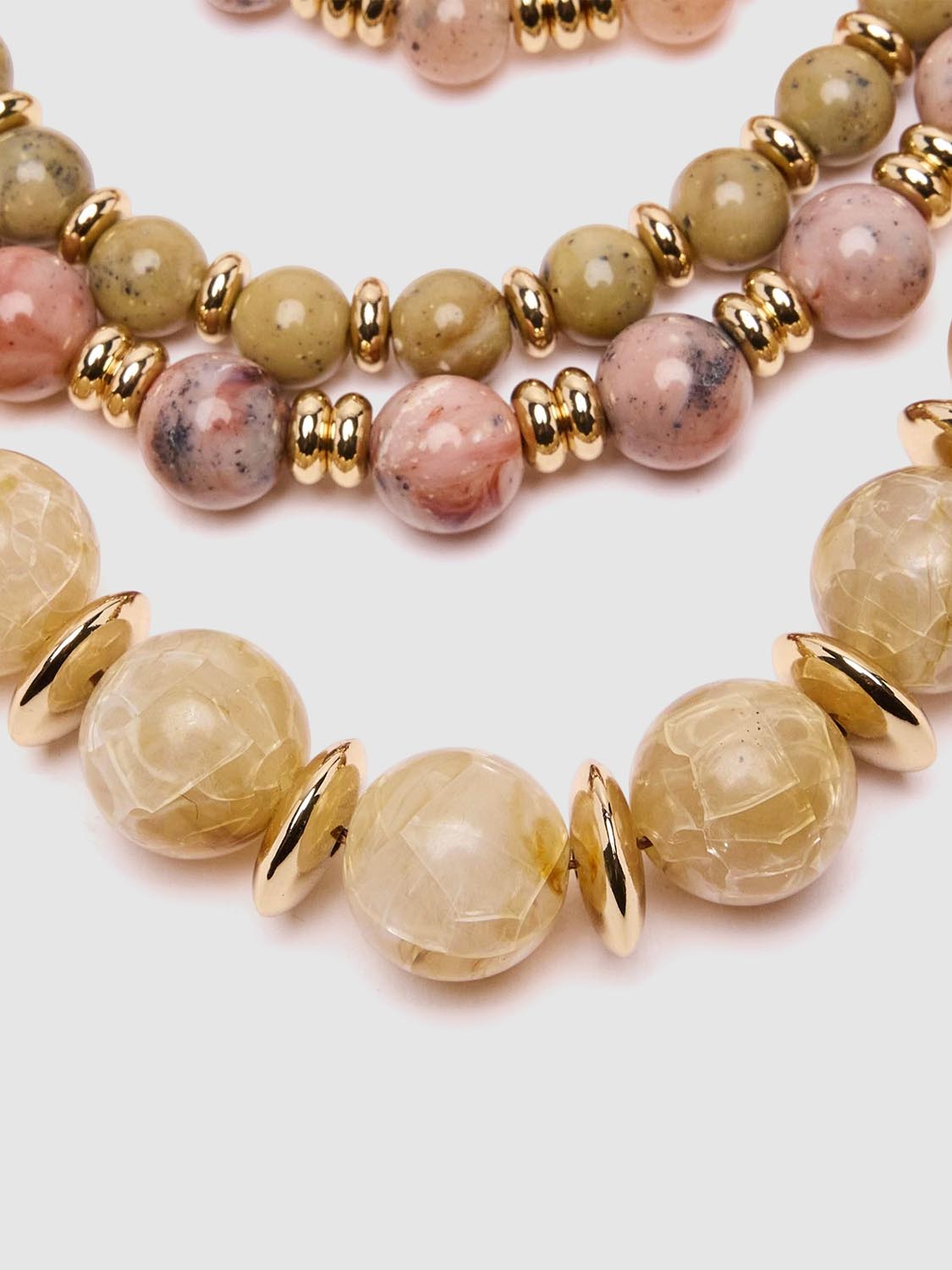 Multi-Row Beaded Necklace
