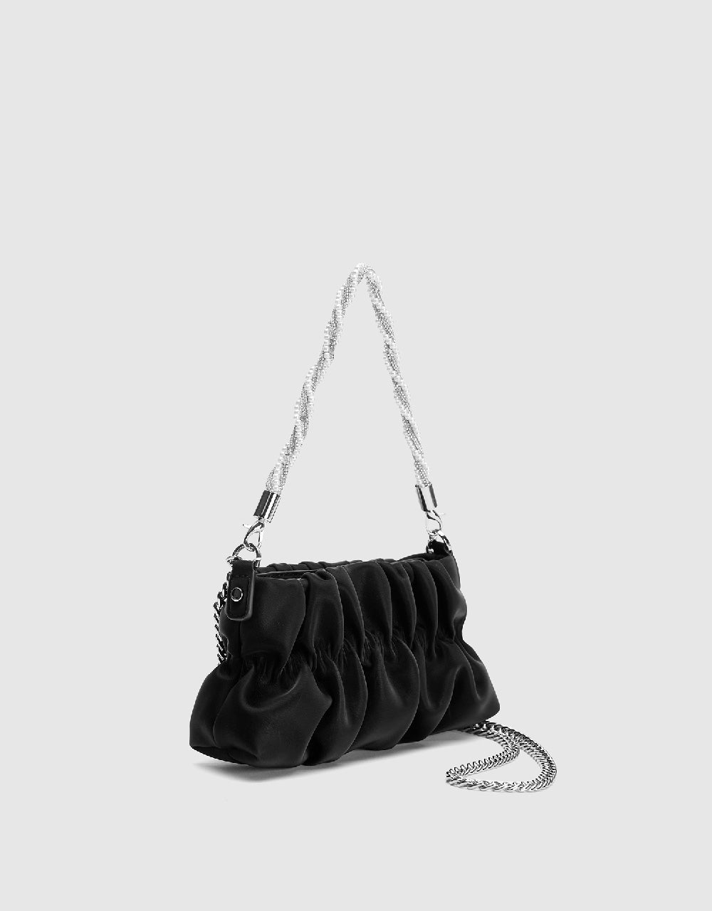 Ruched Shoulder Bag