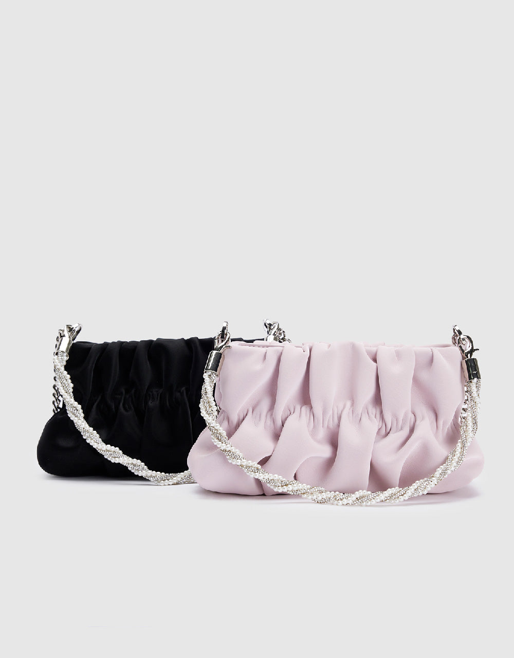 Ruched Shoulder Bag