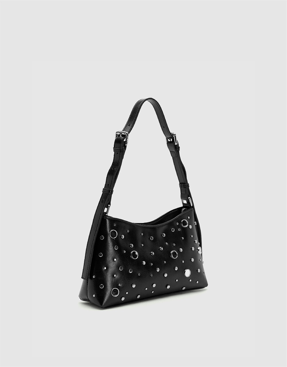 Rhinestone Décor Shoulder Bag