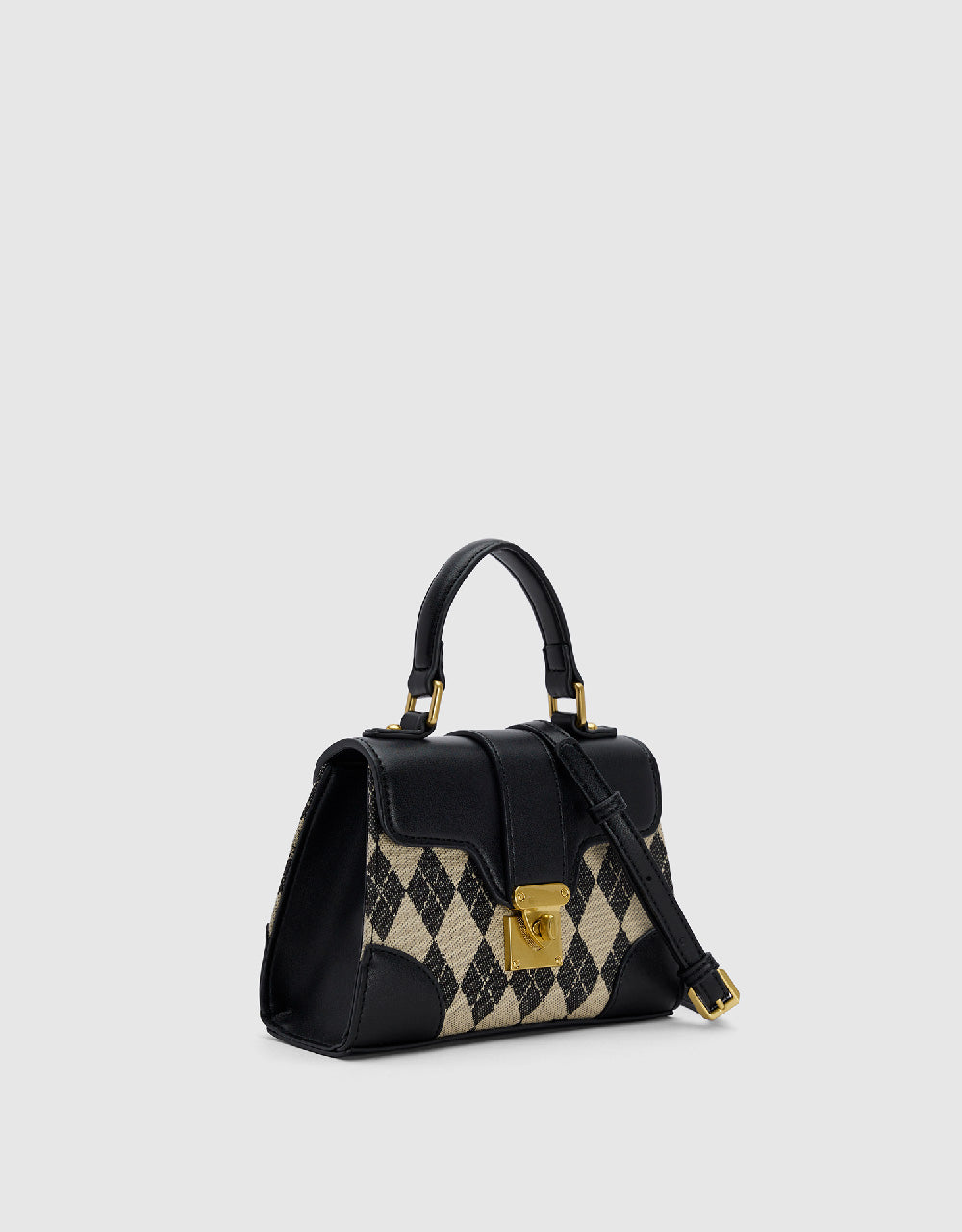 Argyle Printed Shoulder Bag
