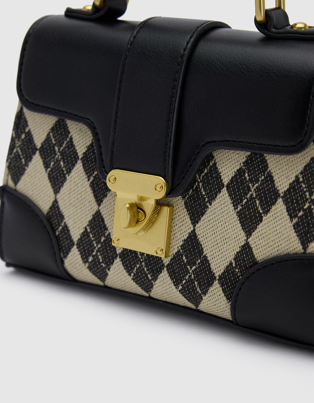 Argyle Printed Shoulder Bag